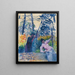 Studie för Trädgård i Provence - Henri-Edmond Cross — inramlat konstverk på väggen