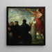 Homenage à Eugène Delacroix - Henri Fantin-Latour — inramlat konstverk på väggen