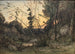En glänta vid solnedgången - Henri-Joseph Harpignies — vy av konstverket