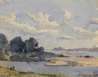 Bords de rivière - Henri-Joseph Harpignies — vy av konstverket