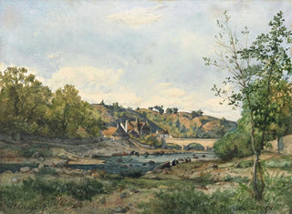 Hérisson - Henri-Joseph Harpignies — vy av konstverket