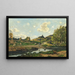 La Chapelle Saint-Étienne - Henri-Joseph Harpignies — inramlat konstverk på väggen