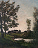 La Rigole Saint - Privé - Henri - Joseph Harpignies — vy av konstverket