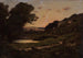 Landskapsbild vid solnedgången - Henri-Joseph Harpignies — vy av konstverket