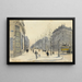 Le boulevard Saint-Germain, Paris - Henri-Joseph Harpignies — inramlat konstverk på väggen