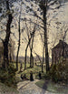 Le jardin du Luxembourg - Henri-Joseph Harpignies — vy av konstverket