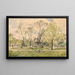 Les jardins des Champs-Élysées med fontänen Diane av Jacques Hittorff, Paris - Henri-Joseph Harpignies — inramlat konstverk på väggen