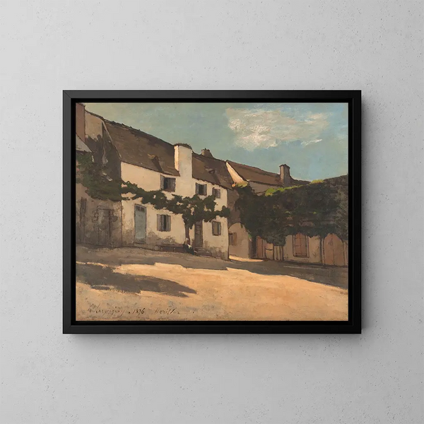 Maison Hrisson - Henri-Joseph Harpignies — inramlat konstverk på väggen