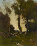 Ruisseau près de Nevers - Henri-Joseph Harpignies — vy av konstverket