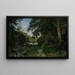 Le chemin rocheux dans le Morvan - Henri-Joseph Harpignies — inramlat konstverk på väggen
