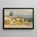 Vue de la Mer Sorrente - Henri-Joseph Harpignies — inramlat konstverk på väggen