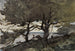 Vue prise au Cap Martin - Henri-Joseph Harpignies — vy av konstverket