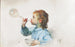 flicka med såpbubblor - Henri Jules Jean Geoffroy — vy av konstverket