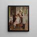 La Veille des prix - Henri Jules Jean Geoffroy — inramlat konstverk på väggen