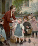 La touche des enseignants - Henri Jules Jean Geoffroy — vy av konstverket