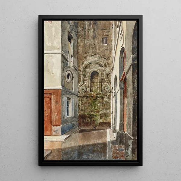 Henri Berthaut - Ancienne fontaine rue Eginhard.webp
