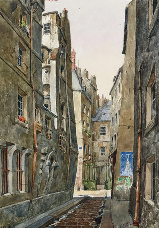 Henri Berthaut - La rue de Nevers.webp