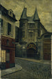Le Portail de l'hôtel de Clisson rue des Archives - Henri Chapelle — vy av konstverket
