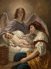 L'ange gardien - Henri De Caisne — vy av konstverket
