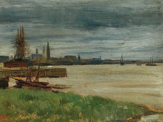 Henri Evenepoel - Anvers Le fleuve La rade dAnvers.webp