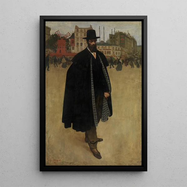 L'Espagnol à Paris - Henri Evenepoel — inramlat konstverk på väggen