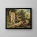 Baigneuses - Henri Fantin-Latour — inramlat konstverk på väggen
