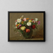 Bouquet de jardin - Henri Fantin-Latour — inramlat konstverk på väggen