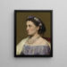 Duchesse de Fitz-James - Henri Fantin-Latour — inramlat konstverk på väggen