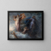 Aurore et la Nuit - Henri Fantin-Latour — inramlat konstverk på väggen