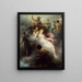 Le Satyre - Henri Fantin-Latour — inramlat konstverk på väggen