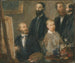 Manet i hans ateljé - Henri Fantin-Latour — vy av konstverket