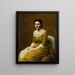 Mlle Sarah Budgett - Henri Fantin-Latour — inramlat konstverk på väggen