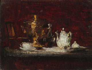 Naturtavla med samovar - Henri Fantin-Latour — vy av konstverket