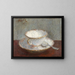 Stilllife med kopp - Henri Fantin-Latour — inramlat konstverk på väggen