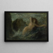 Ondine eller Havet eller Nymf - Henri Fantin-Latour — inramlat konstverk på väggen