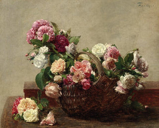 rosor - Henri Fantin-Latour — vy av konstverket