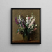 Pieds d'alouette - Henri Fantin-Latour — inramlat konstverk på väggen