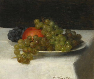 Pommes et raisins - Henri Fantin-Latour — vy av konstverket