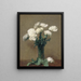 Vallmo - Henri Fantin-Latour — inramlat konstverk på väggen