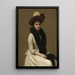 Portrait de Sonia - Henri Fantin-Latour — inramlat konstverk på väggen