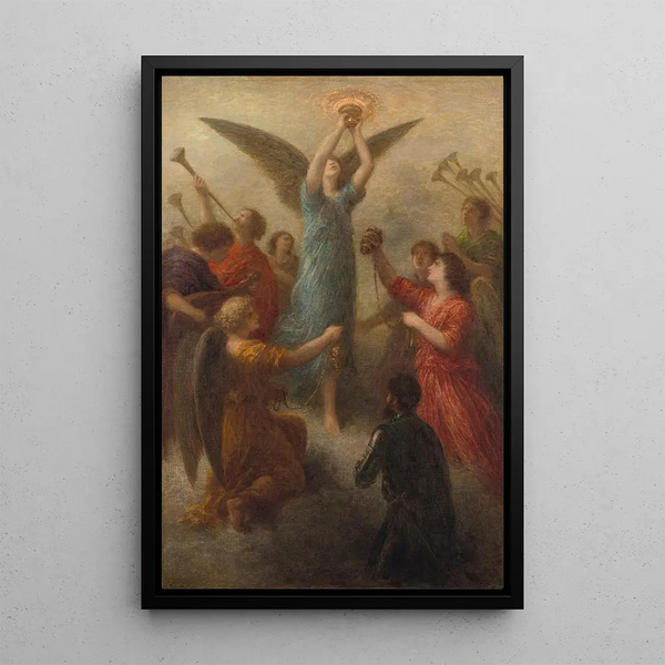 Prélude de Lohengrin, Wagner - Henri Fantin-Latour — inramlat konstverk på väggen