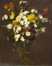 drottningnepeta och olika blommor i en vas - Henri Fantin-Latour — vy av konstverket