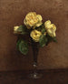 gula rosor Maréchal Niel - Henri Fantin-Latour — vy av konstverket
