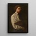 Självporträtt - Henri Fantin-Latour — inramlat konstverk på väggen
