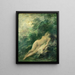 Sommeil de Diane - Henri Fantin-Latour — inramlat konstverk på väggen