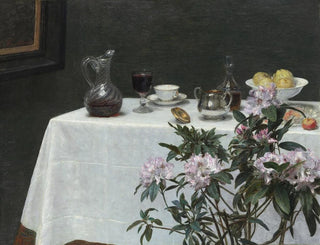 Naturtavla vid ett bordskant - Henri Fantin-Latour — vy av konstverket