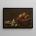 Naturtavla med frukt - Henri Fantin-Latour — inramlat konstverk på väggen