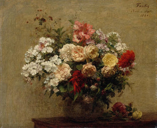 Sommarblommor - Henri Fantin-Latour — vy av konstverket
