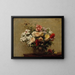 Sommarblommor - Henri Fantin-Latour — inramlat konstverk på väggen