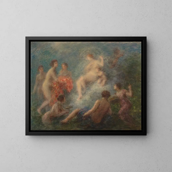 Toilette de Vénus - Henri Fantin-Latour — inramlat konstverk på väggen